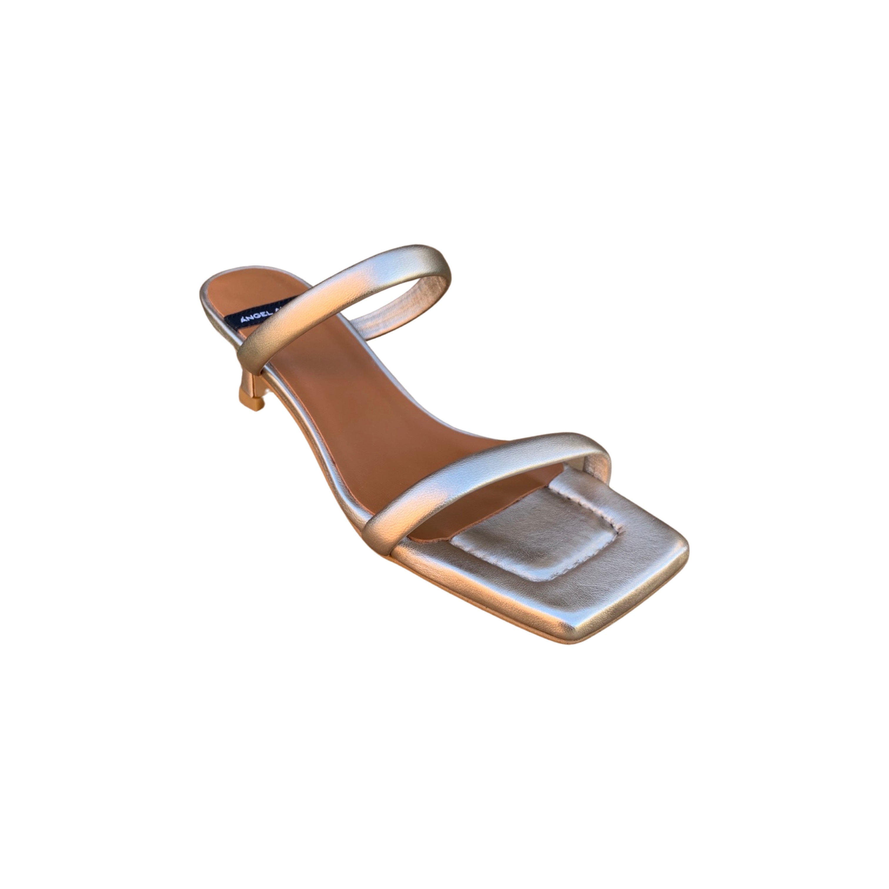 23050 Jeanette Gold Slide Sandals - Women's Comfortable Summer Casual Shoes for Beach, Pool, and Outdoor Wear