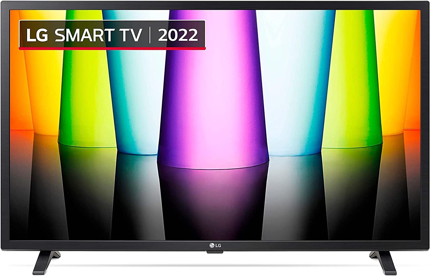 LG 32 Inch LQ63 HD 720p Smart LED TV with WebOS - Perfect for Bedrooms, Dorms & Small Spaces