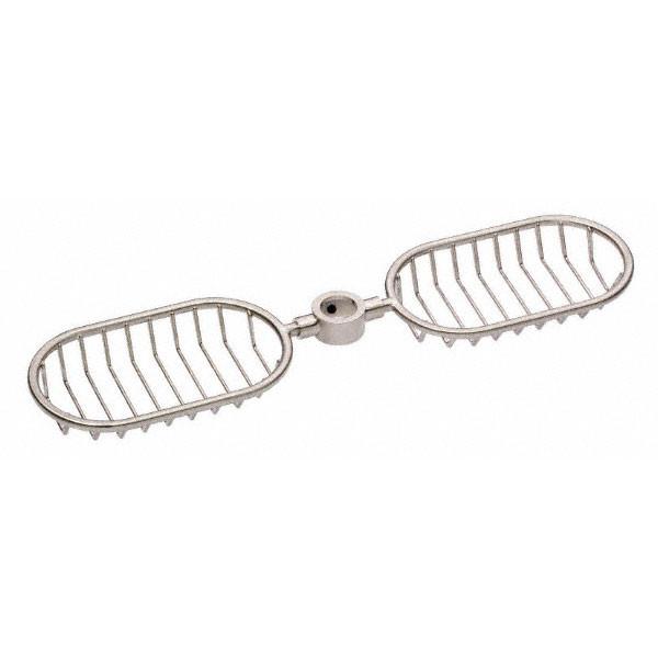 Danze Brushed Nickel Handheld Shower Head with Slide Bar Mount - Adjustable Height Shower System with Wire Basket Shelves for Bathroom Storage - Perfect for Spa-Like Showers and Small Bathroom Organization