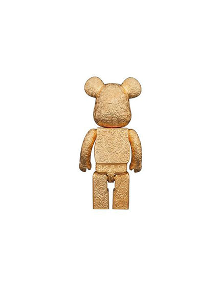 BEARBRICK X ROYAL SENGALOR ARABESQUE GOLDEN 400% Collectible Art Figure - Limited Edition Designer Toy for Display & Home Decor