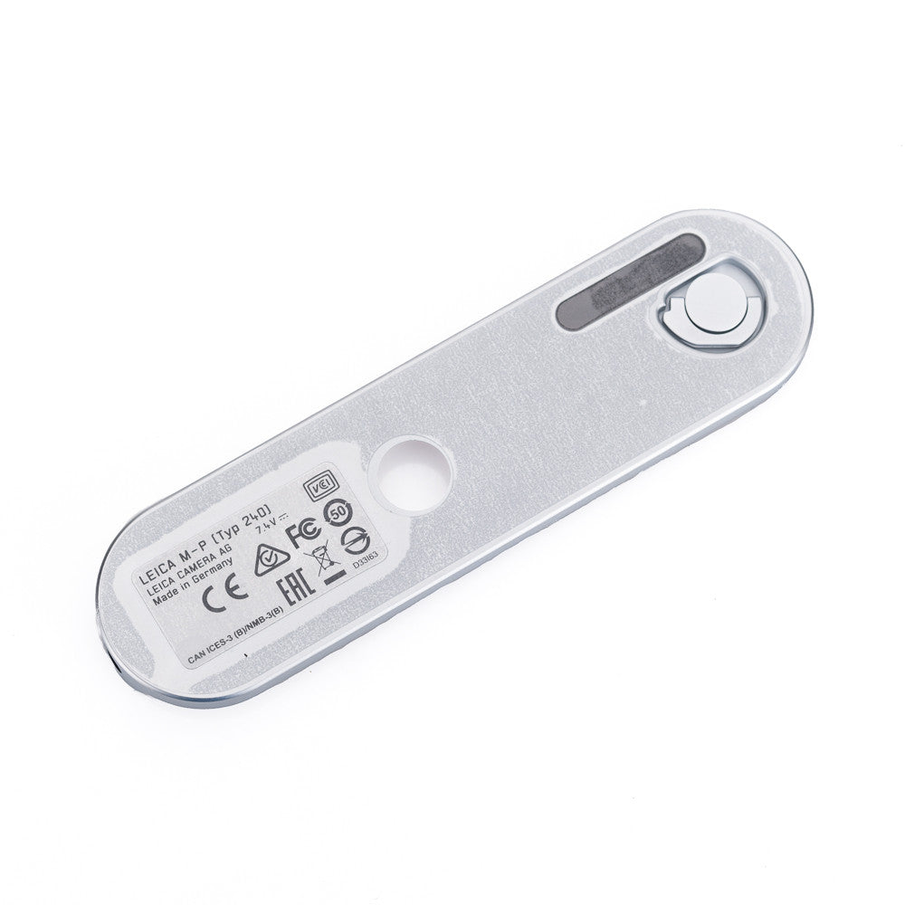 Leica Base Plate for M P (Typ 240) - Silver Replacement Part | Compatible with Leica M Cameras | Perfect for Photography Enthusiasts & Professionals