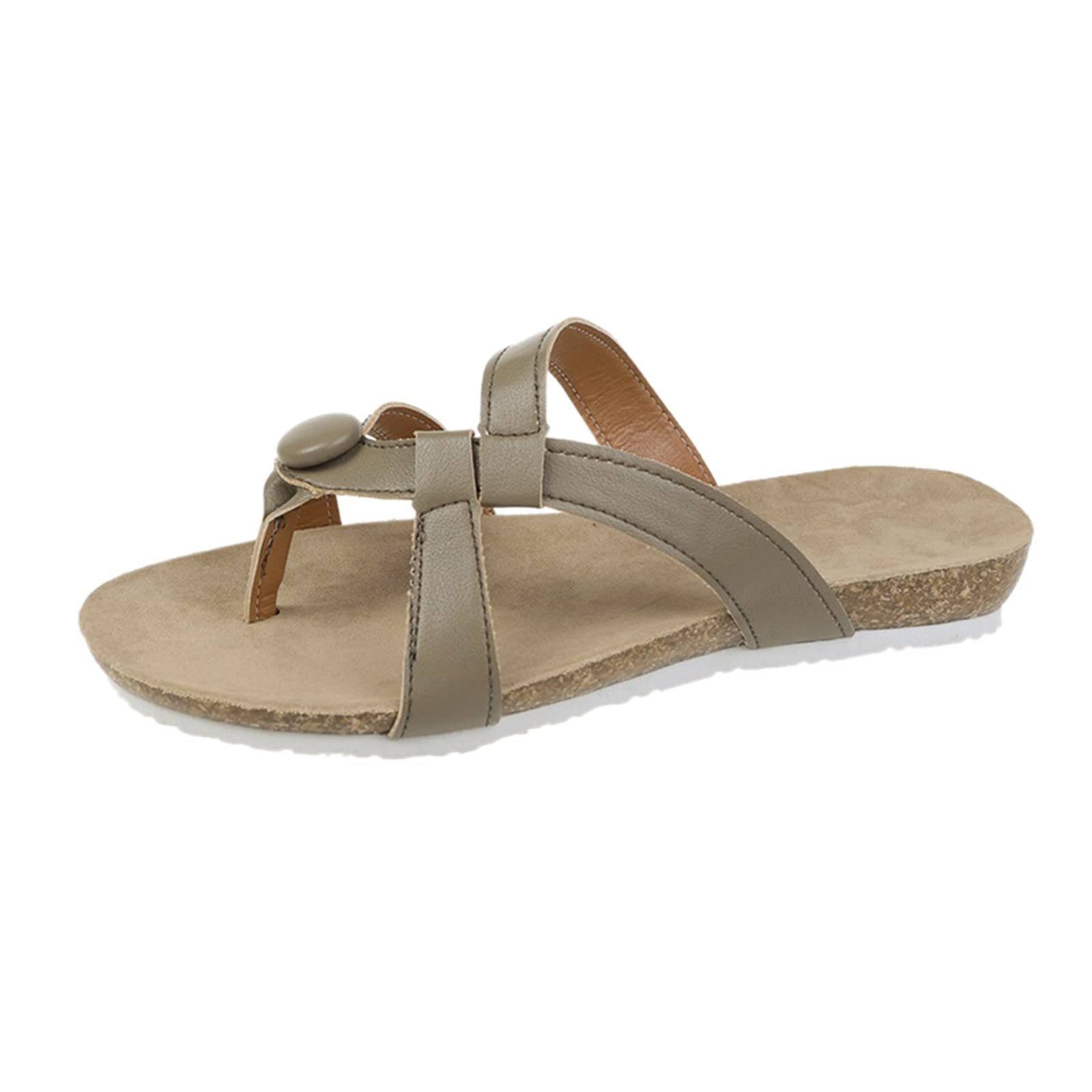 RUIY Women's Fashion Flat Sandals - Comfortable Casual Slippers & Moccasins for Everyday Wear | Perfect for Beach, Home, and Summer Outfits