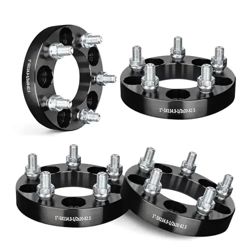 EVIL ENERGY 1.5 Inch Hubcentric Wheel Spacers 5x4.5 Bolt Pattern for Ford Mustang 1964-1968 & 1994-2014 Models - Perfect for Enhanced Stance and Performance Driving