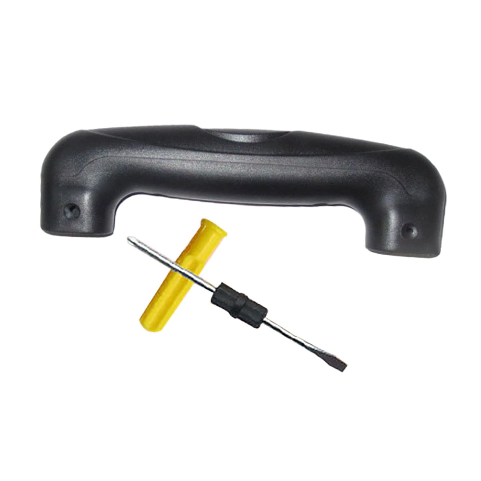Sturdy Luggage Handle Replacement for Suitcases - Durable Travel Bag Handle Repair Kit with Screwdriver for Men & Women (Black) | Perfect for Broken Suitcase Handles, Carry-On Repairs & Travel Accessories