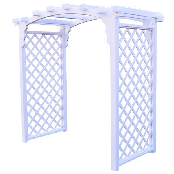 Pressure Treated Yellow Pine Jamesport Arbor - Durable Outdoor Wooden Garden Arbor for Patio, Backyard & Landscaping | Perfect for Vine Support, Wedding Decor & Shade Structure