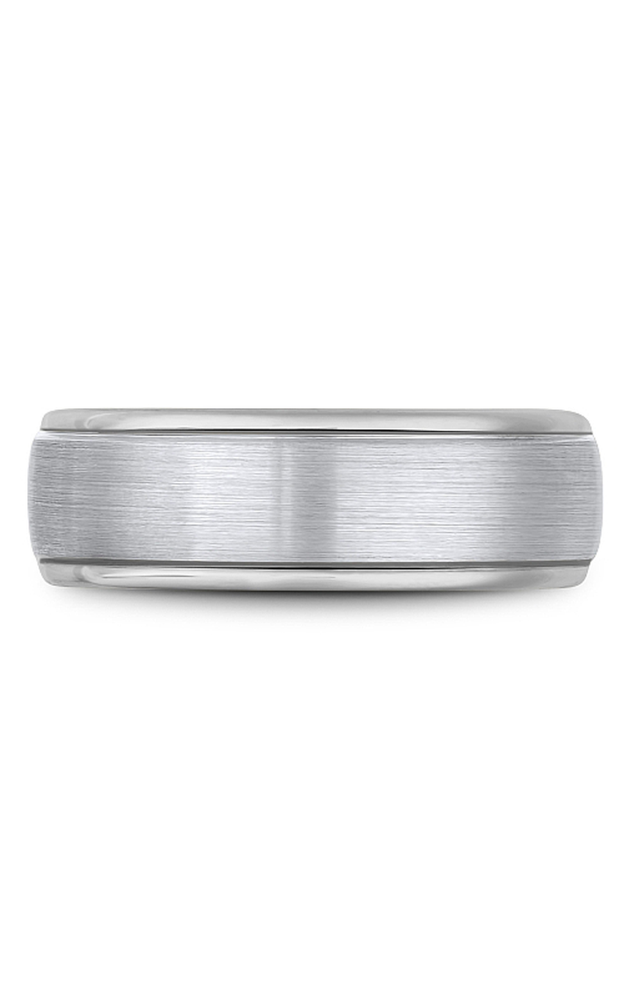 Bleu Royale Men's Wedding Band Ring - 14K White Gold 6mm Comfort Fit RYL-058W75 - Perfect for Engagement, Anniversary & Special Occasions