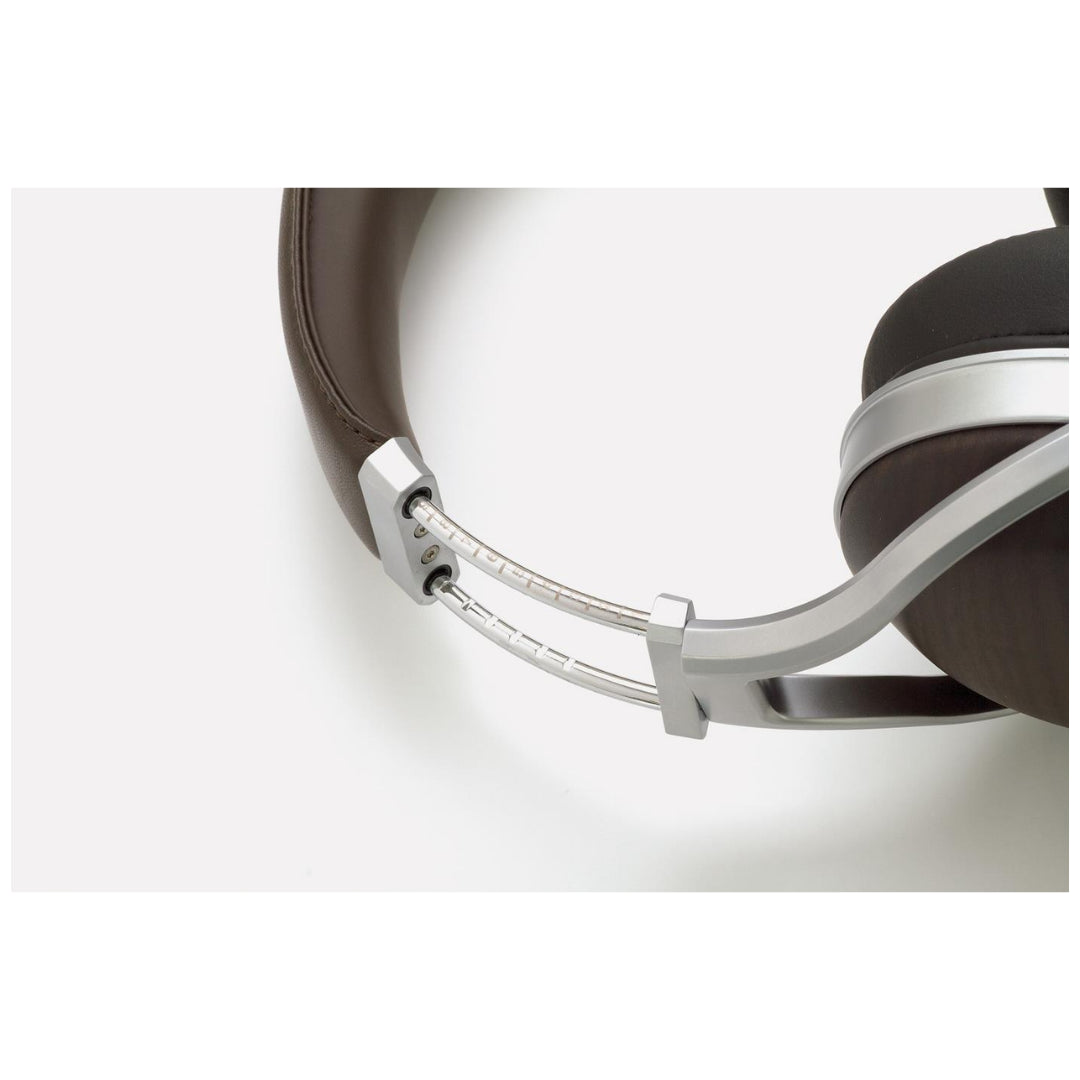 Denon AH-D5200 Premium Over-Ear Headphones with Zebrawood Design - Perfect for Audiophiles, Studio Recording & Home Entertainment