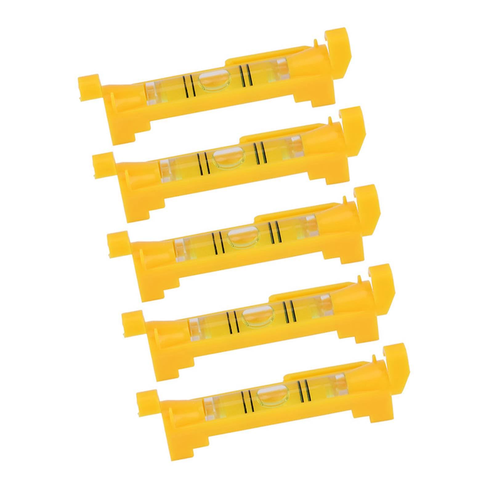 5pcs Rope Bubble Hanging Line with Leveler - Builders Line String & Pins for Bricklaying, Masonry, Construction - Perfect for DIY Projects, Wall Alignment, Tile Installation