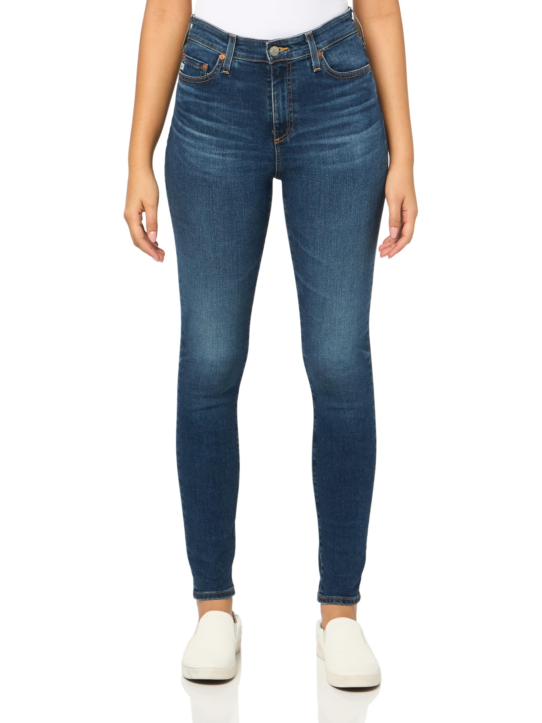 AG Jeans Women's Mila Super Skinny High-Waisted Stretch Denim Jeans - Size 28 (10 Years Defined Fit) | Perfect for Casual Wear, Night Out & Everyday Style