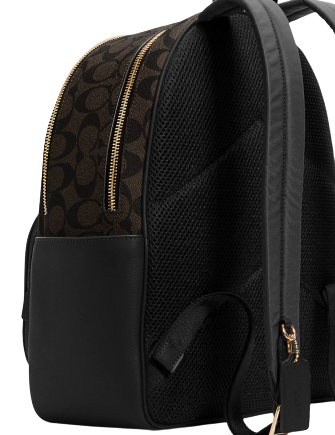 Coach Signature Canvas Court Backpack - Stylish & Durable Women's Backpack for Work, School & Travel | Perfect for Commuting, College & Everyday Use