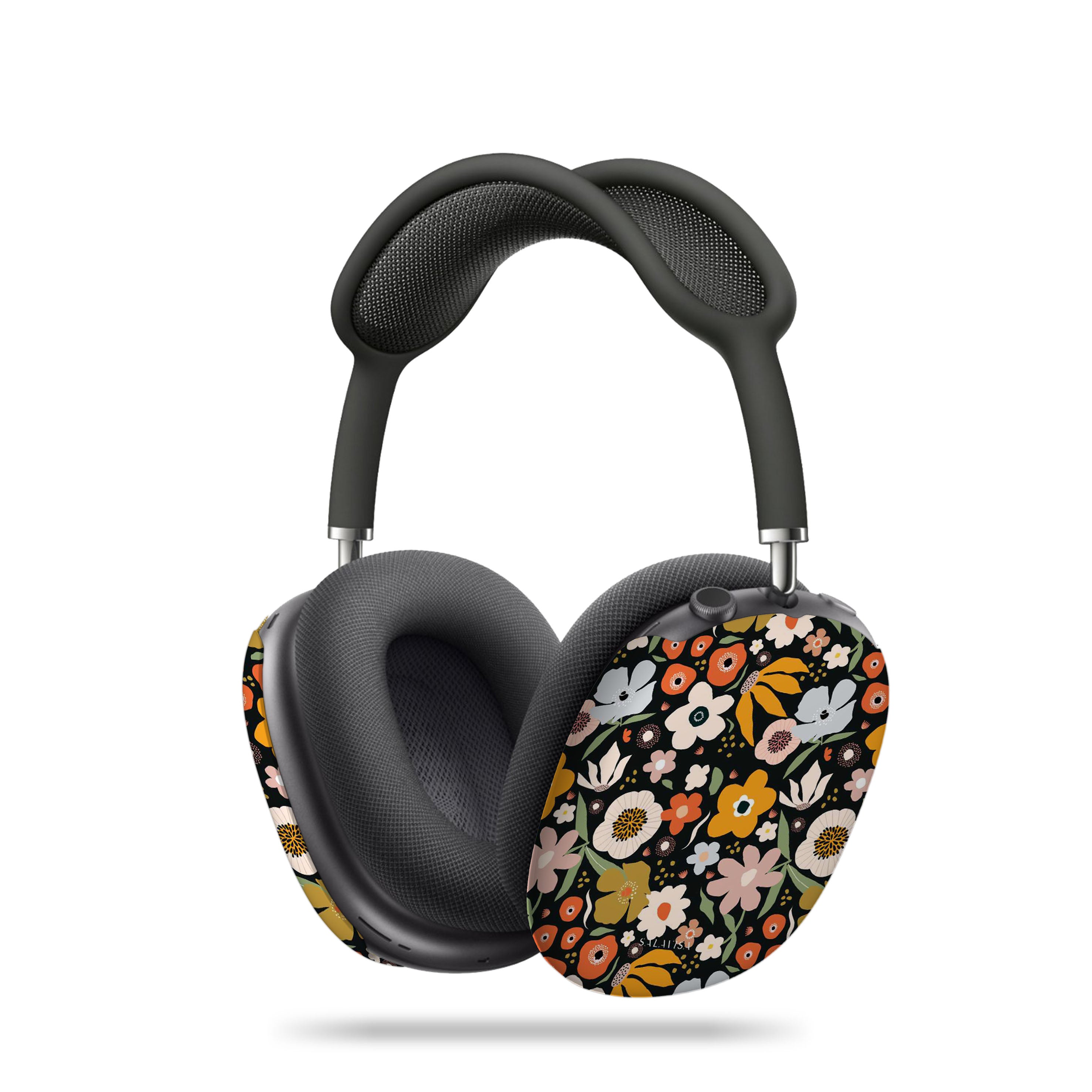 Premium AirPods Max Case - Multi-Color Bouquet Design, Shockproof Protective Cover with Soft Lining - Perfect for Travel, Work & Daily Commute