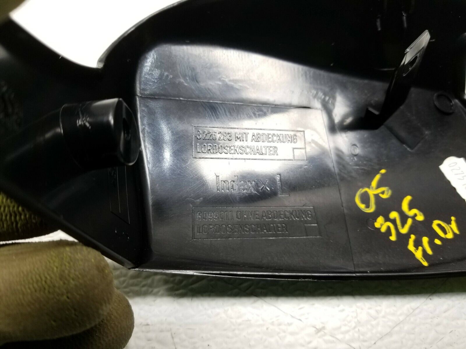 BMW E46 Sedan Front Left Driver Side Seat Trim Panel - OEM Replacement Part #01 02 03 04 05 - Perfect for Interior Repair & Car Restoration Projects