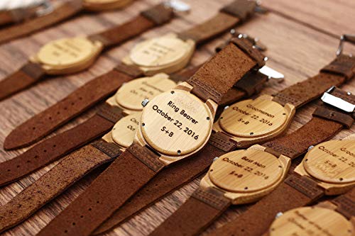 Premium Wooden Watch for Men - Handcrafted Natural Wood Timepiece - Stylish Eco-Friendly Gift for Him - Perfect for Casual, Business & Outdoor Adventures