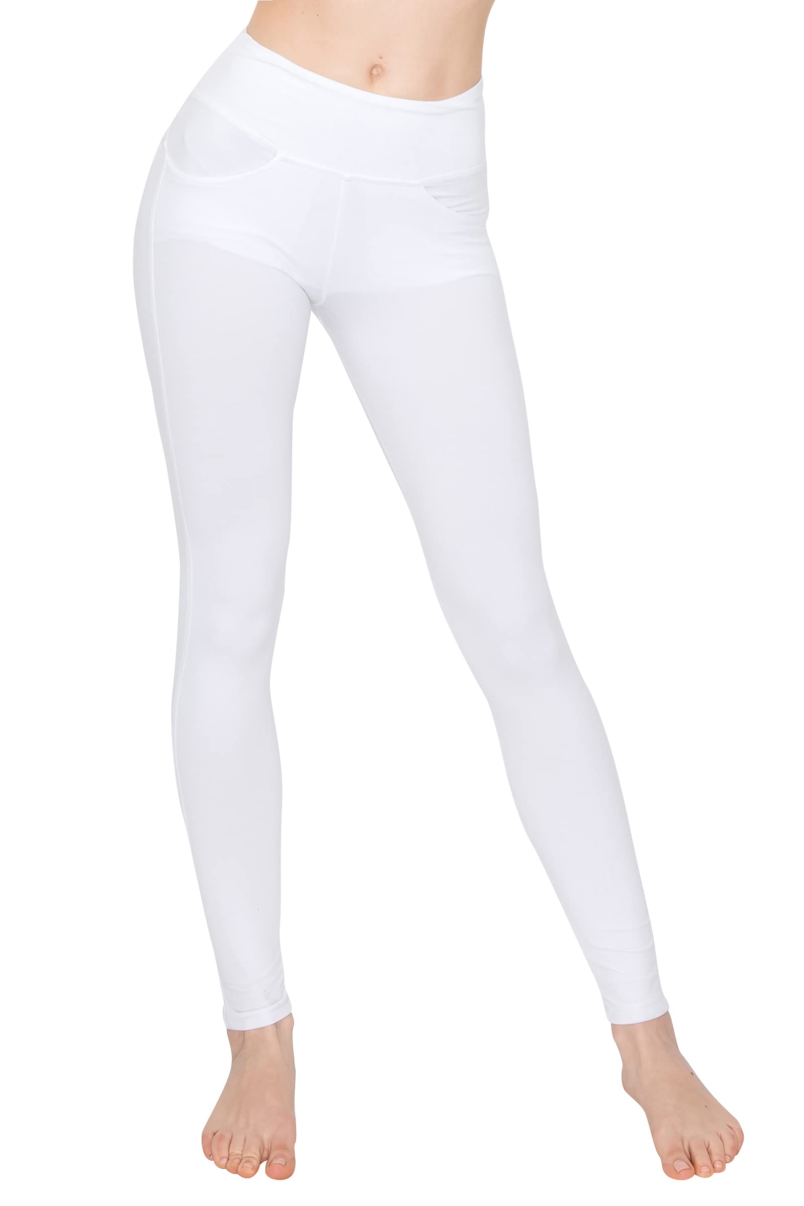 ALWAYS Pockets Yoga Pants for Women - Super Soft Stretchy High Waist Workout Leggings with Side Pockets | Gym, Running, Yoga & Lounge Wear