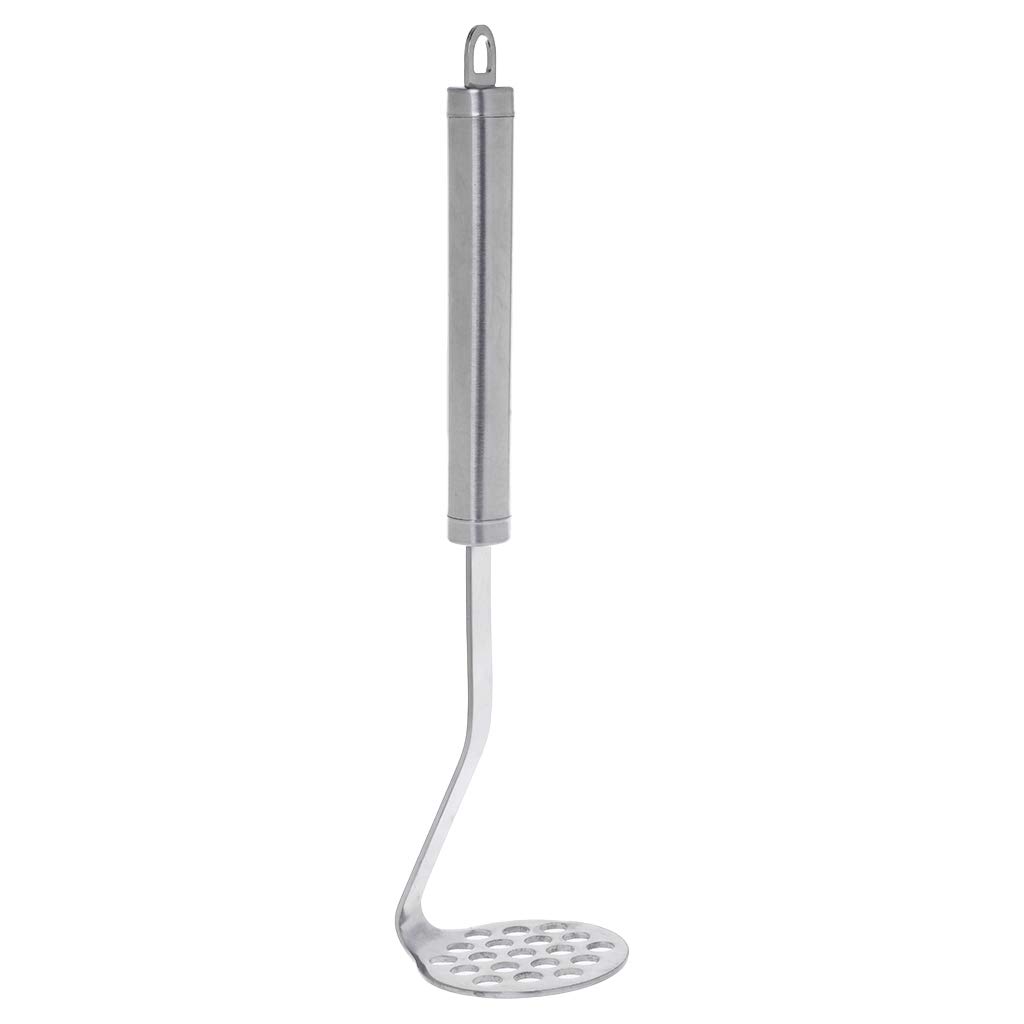Stainless Steel Potato Masher - Professional Kitchen Tool for Smooth Mashed Potatoes, Purees & Baby Food | Durable & Easy Clean | Perfect for Thanksgiving, Holiday Meals & Home Cooking