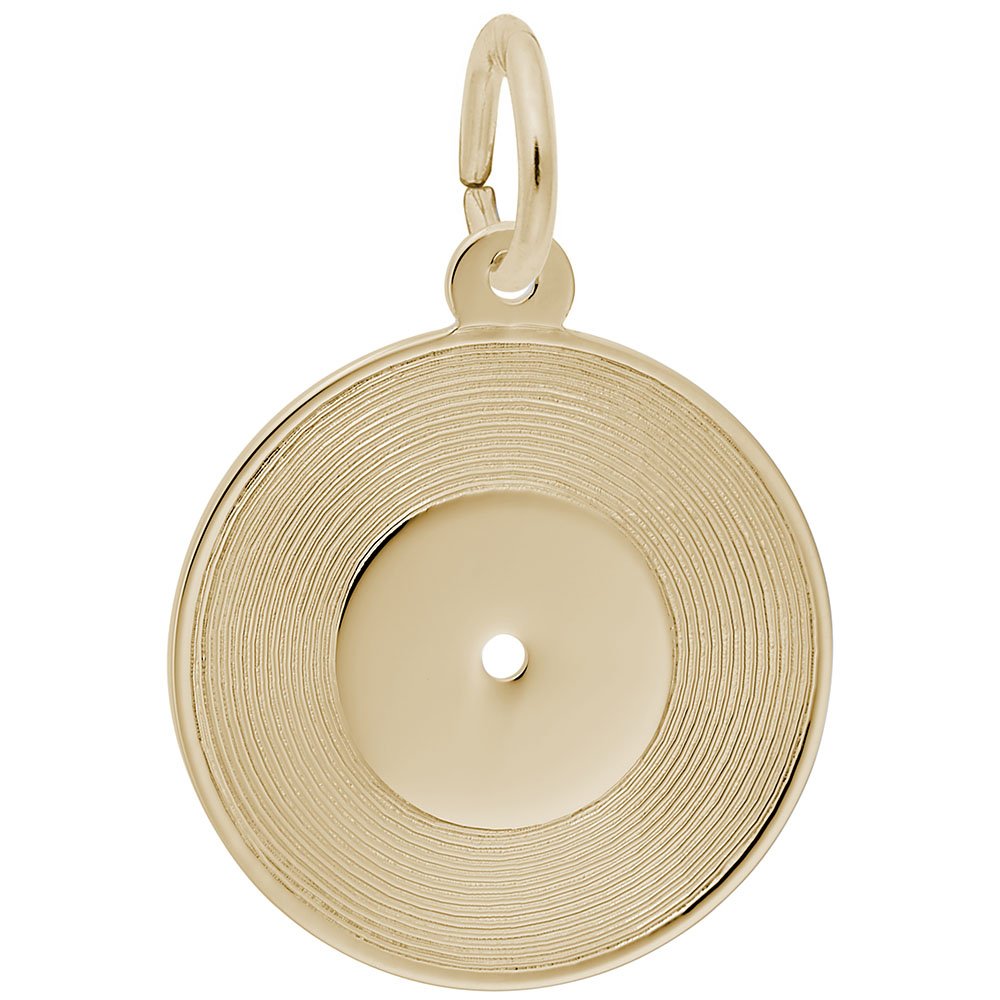 Record Charm - Vintage Music Note Pendant for Bracelets & Necklaces - Perfect for DIY Jewelry Making & Gift Giving
