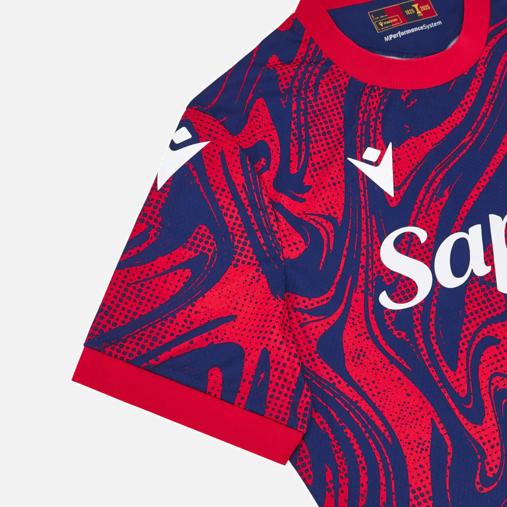 Bologna F.C. 24/25 Third Jersey - Official Authentic Soccer Jersey for Men, Women & Kids - 700032050001 - Perfect for Matchdays, Training & Fan Support