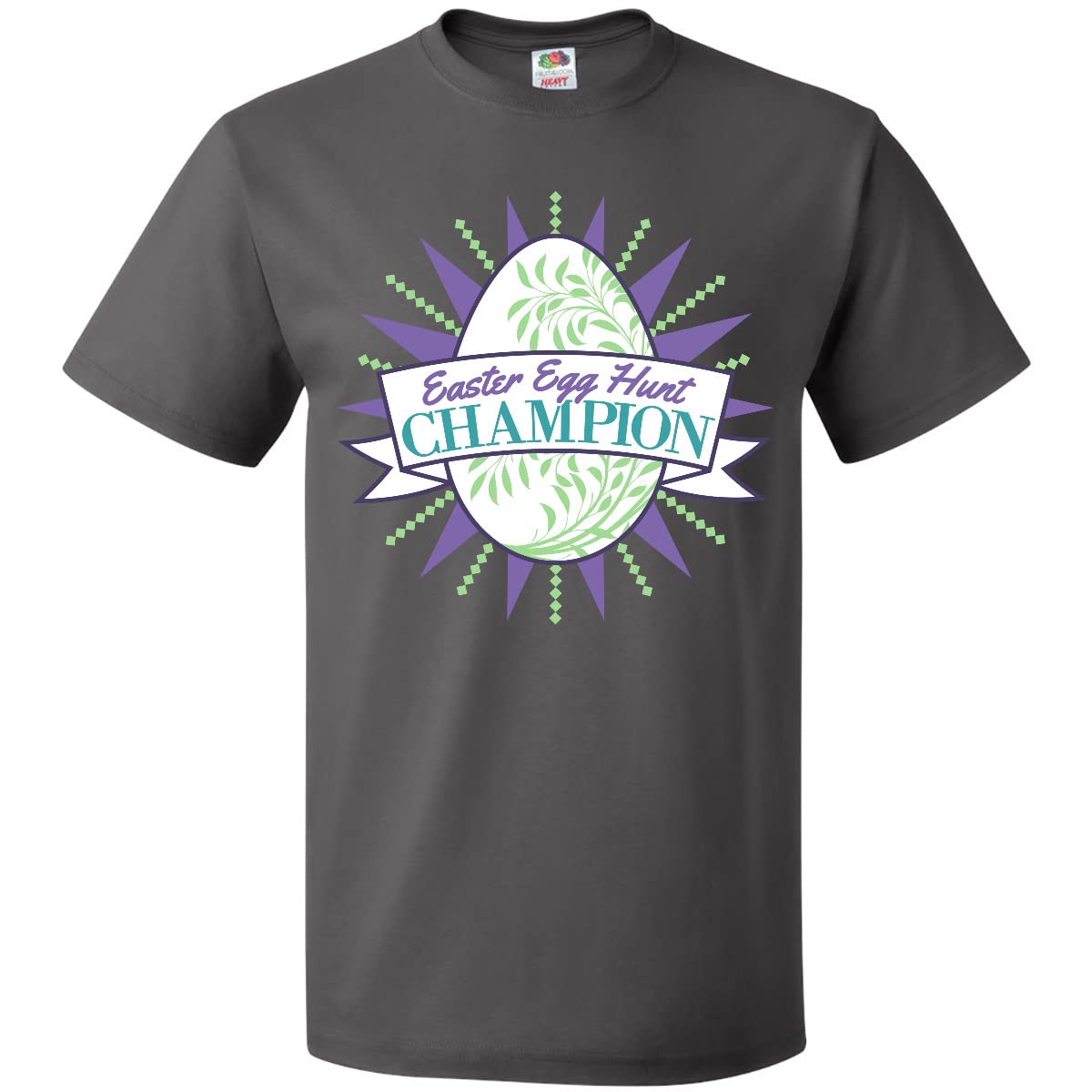 Inktastic Easter Egg Hunt Champion Purple T-Shirt - Fun Easter Party Outfit for Women & Men