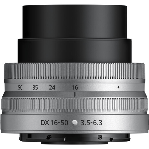 Nikon NIKKOR Z DX 16-50mm f/3.5-6.3 VR Lens (Silver) - Compact Zoom Lens for Mirrorless Cameras, Perfect for Travel Photography & Vlogging