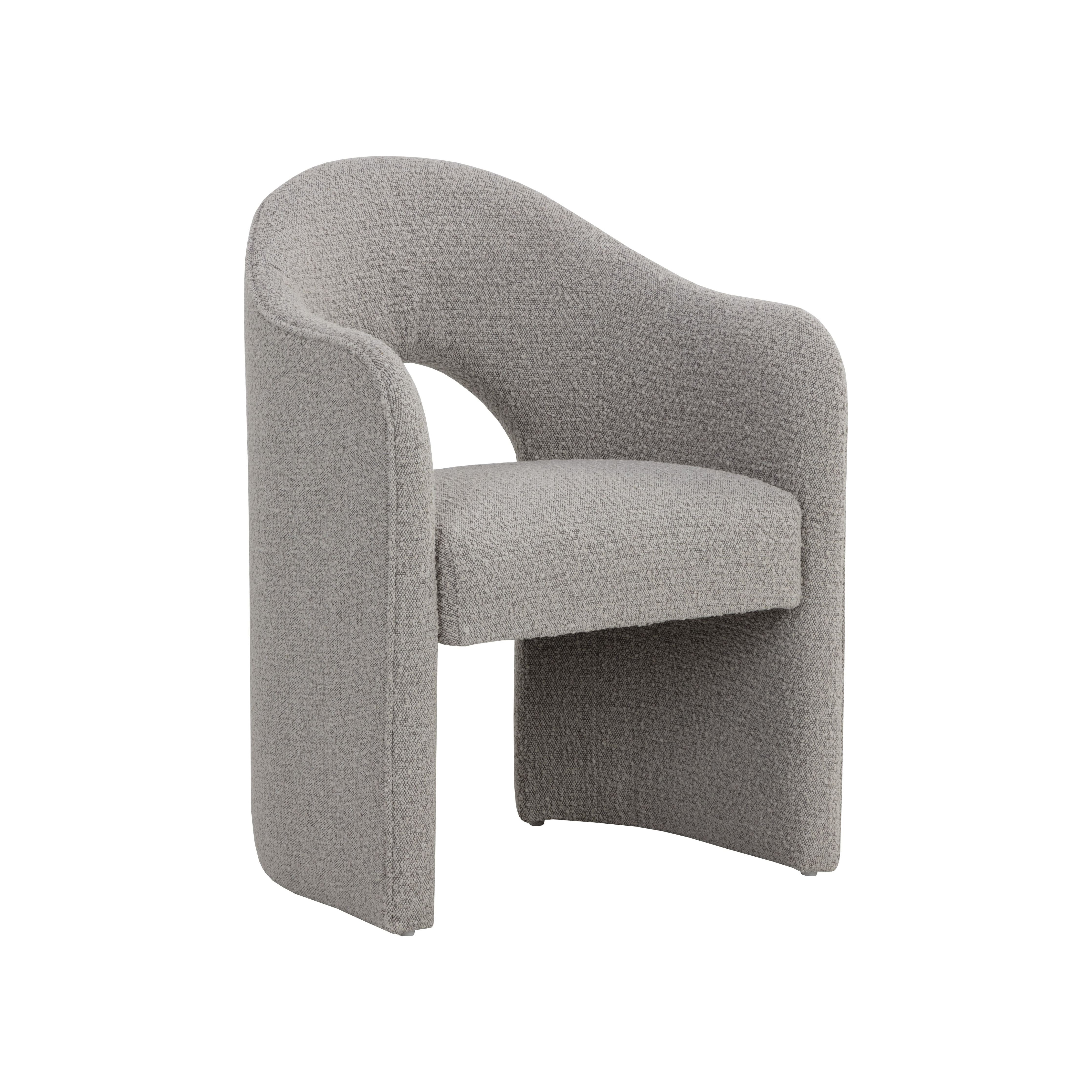 Anaya Dining Armchair - Modern Upholstered Chair in Cappuccino Brown - Perfect for Kitchen, Dining Room, and Home Office