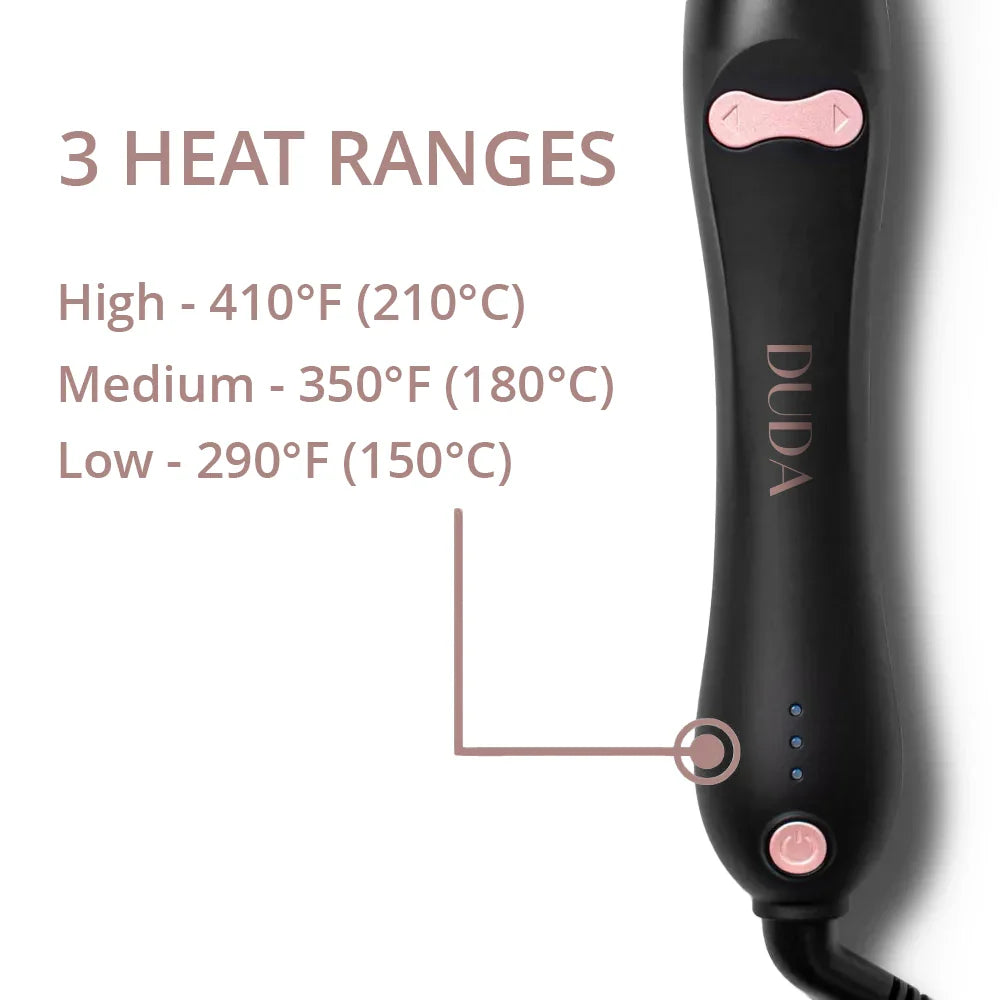 Professional 360° Rotating Curling Iron Wand - Auto Rotating Hair Curler for Beach Waves, Loose Curls & Voluminous Styles - Perfect for Home Use, Salon Styling & Travel