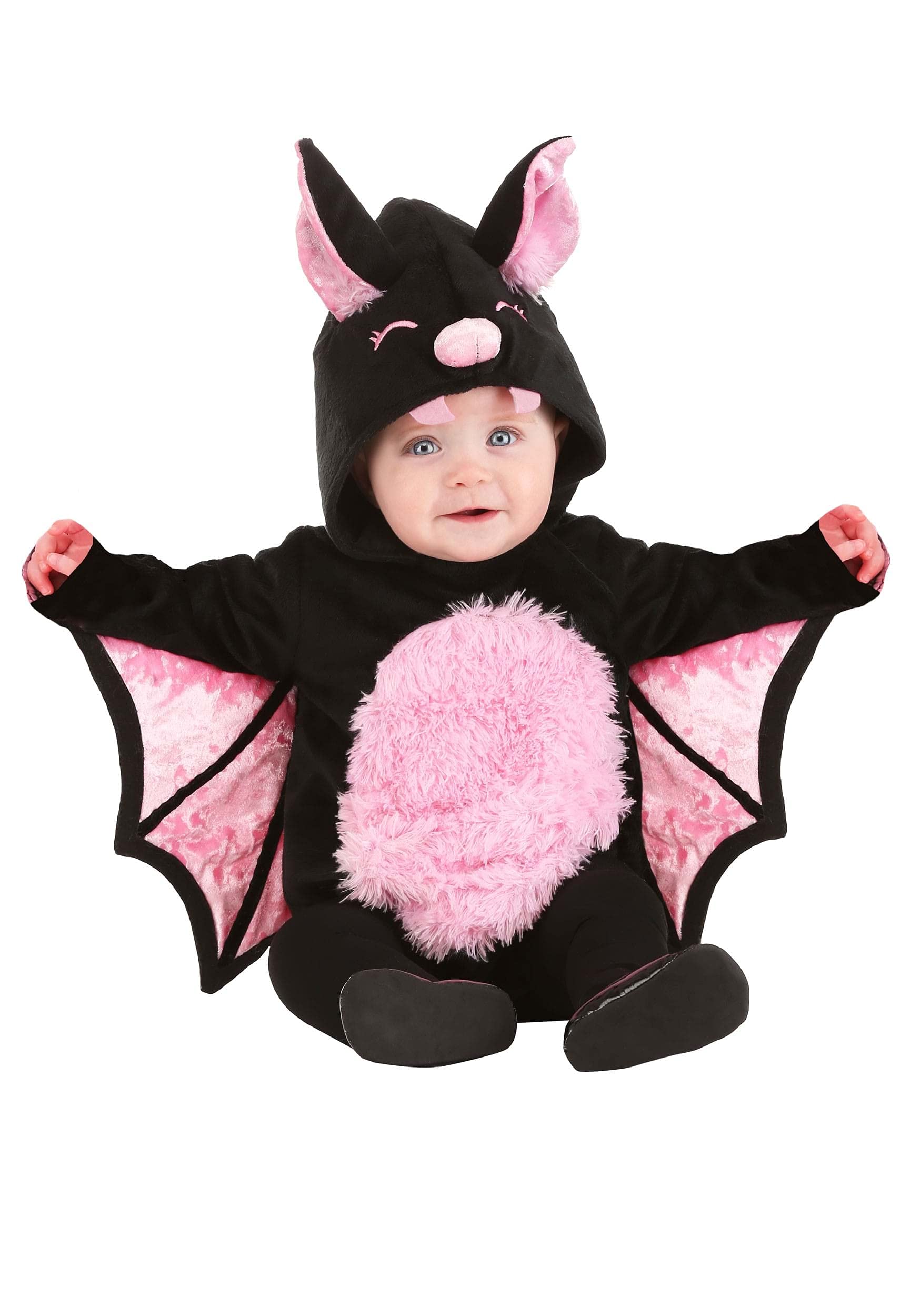 Adorable Pink Vampire Bat Costume for Baby Girls - Halloween Dress Up & Photo Shoot Outfit