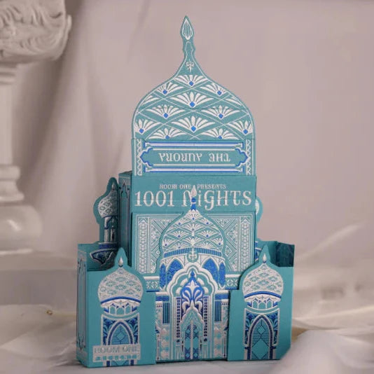 1001 Nights Aurora Qubba Edition Playing Cards - Premium Collectible Deck for Magic Tricks, Poker Games & Gift Giving