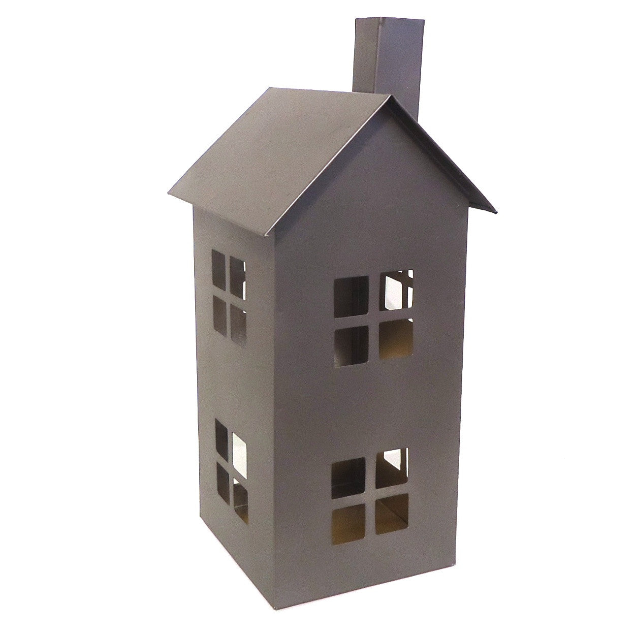 Vintage Metal House Lantern - Outdoor & Indoor Decorative Lighting for Patio, Garden, Porch, and Home Decor