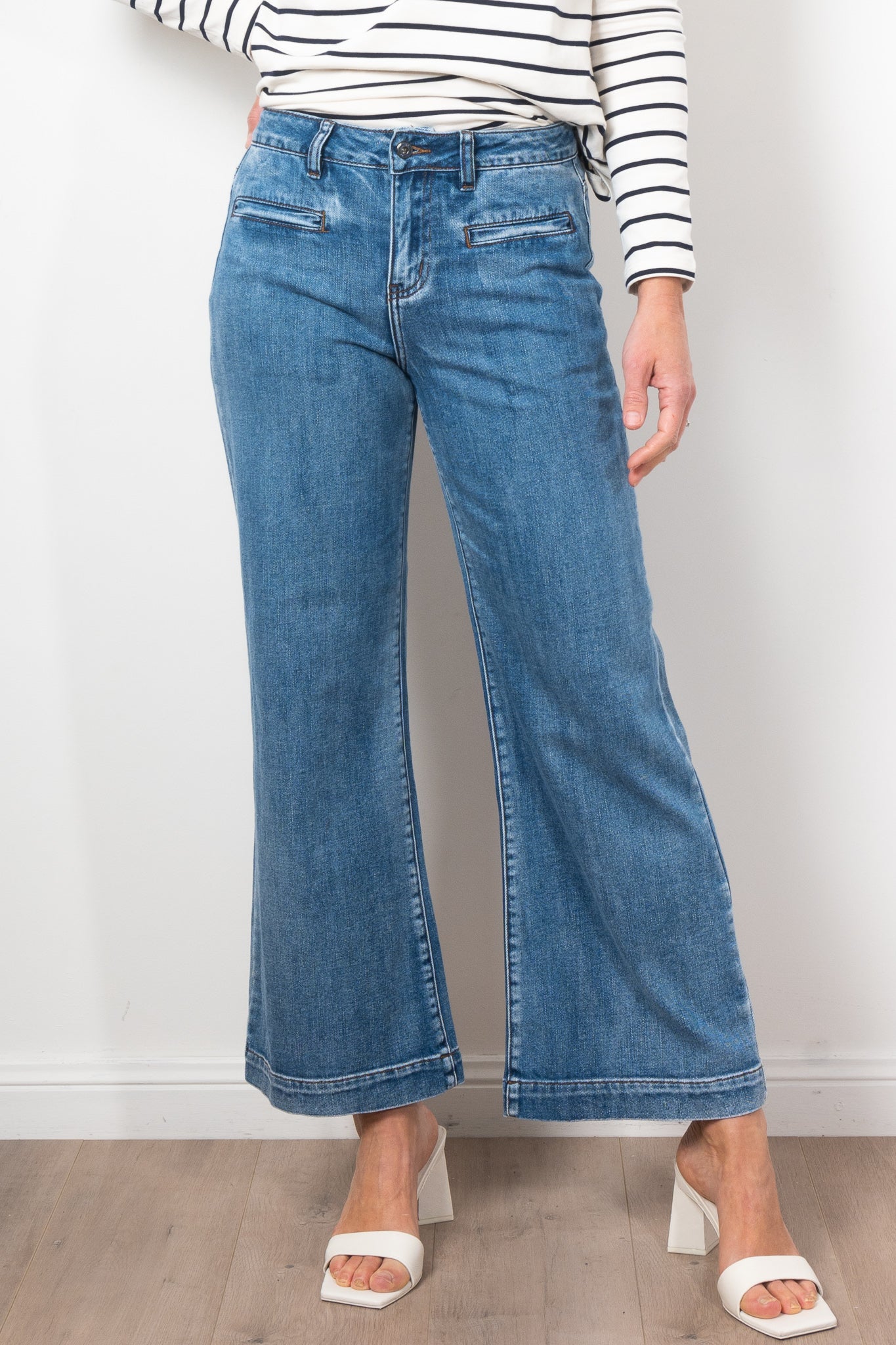 Kireina Freya High Waist Distressed Skinny Jeans for Women - Trendy Ripped Denim Pants with Waterfall Hem | Perfect for Casual Outfits, Streetwear & Night Out Looks
