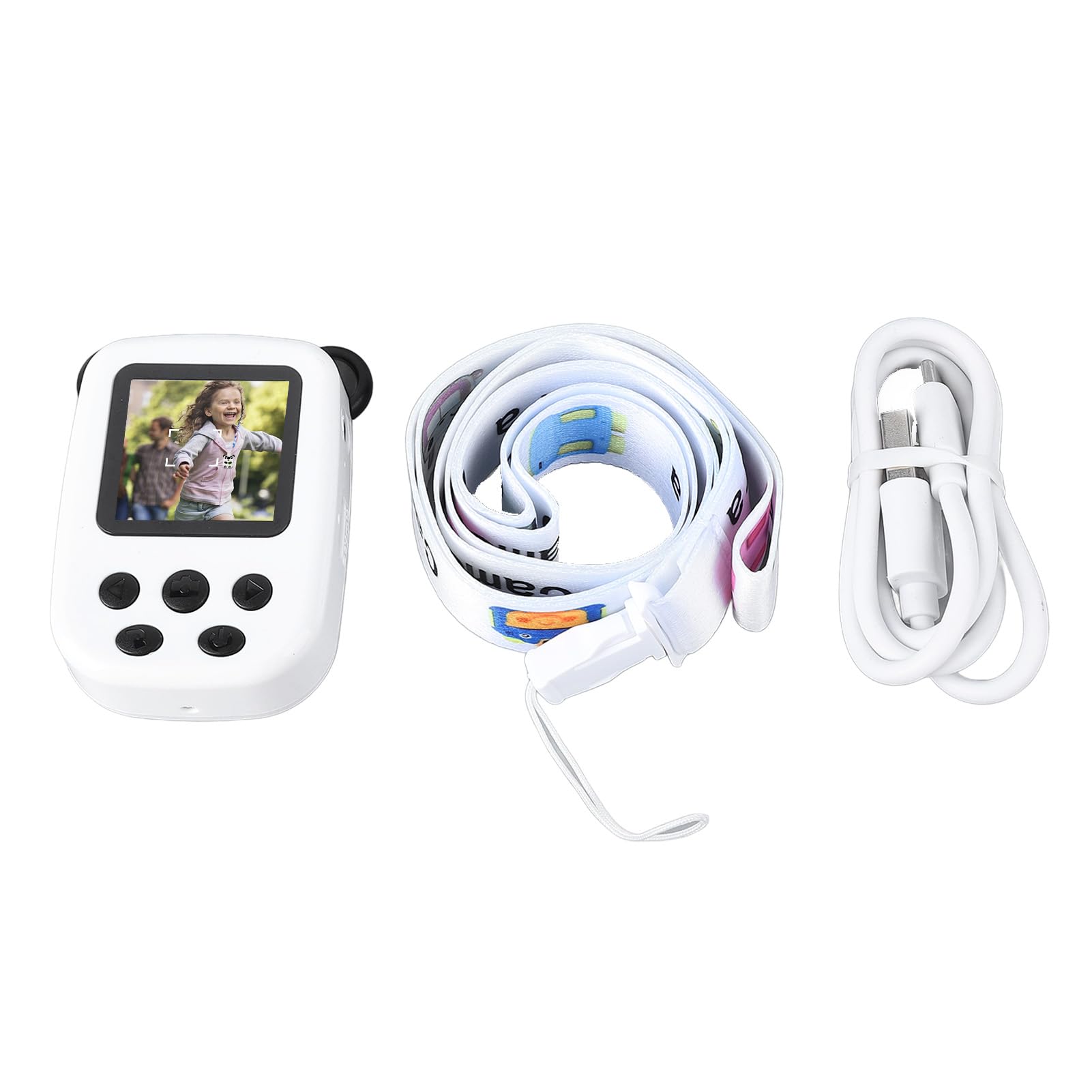 Plyisty Kids Camera - 12MP 1080P Panda Cartoon Digital Camera for Boys & Girls with MP3 Player, Easy-to-Use Point & Shoot Camera for Toddlers - Perfect for Birthday Gifts, Travel Adventures & First Photography Experiences