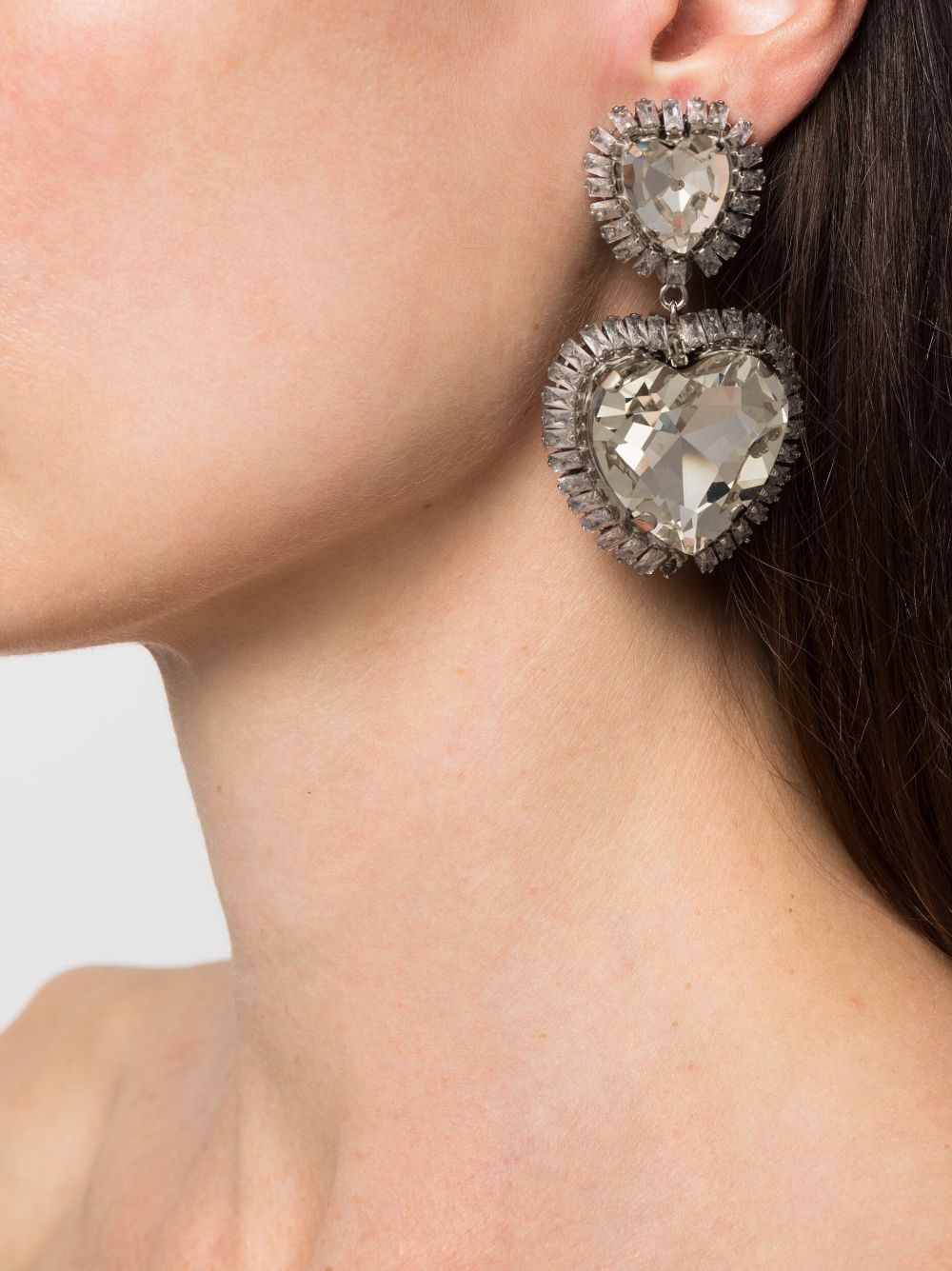 Alessandra Rich Bijoux Silver Jewelry - Elegant Necklace for Women, Perfect for Parties, Weddings & Special Occasions