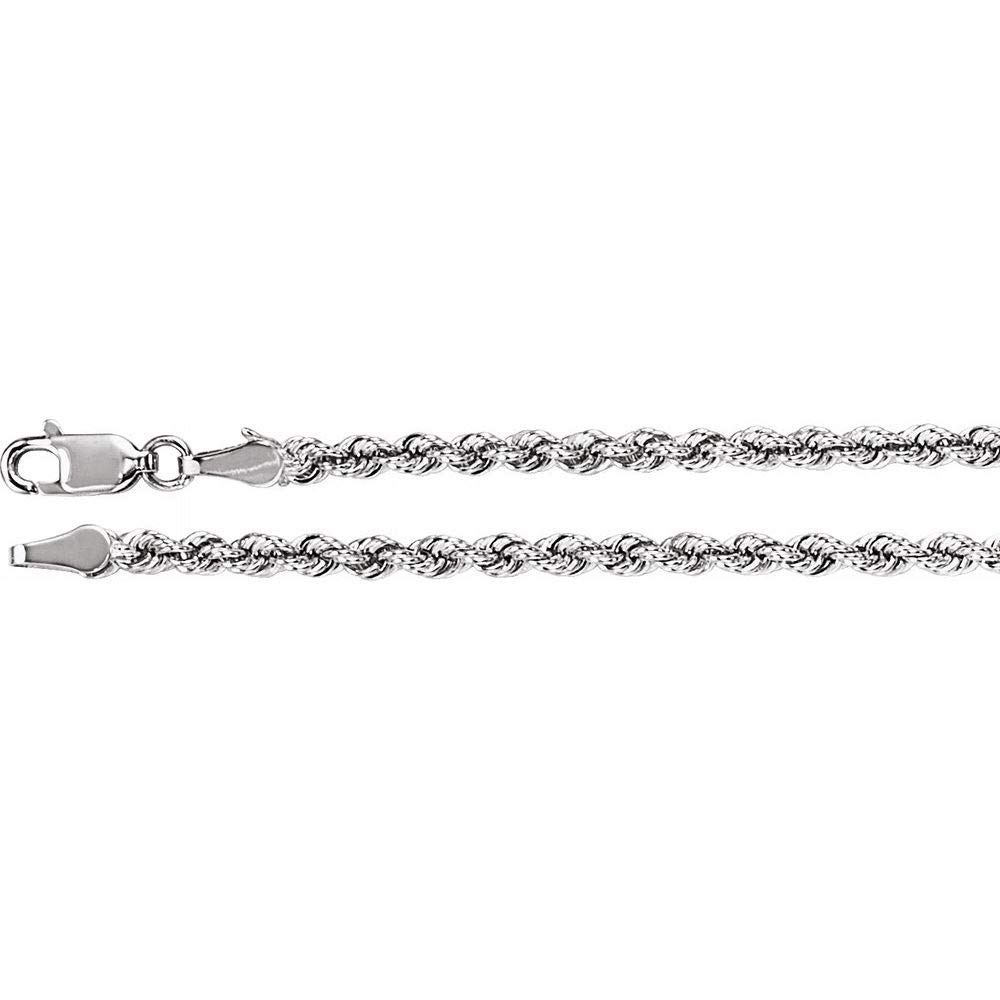 3mm Rope Chain Necklace for Women - 14K Gold Plated Stainless Steel Dainty Layering Necklace - Perfect for Everyday Wear, Gift Giving & Special Occasions