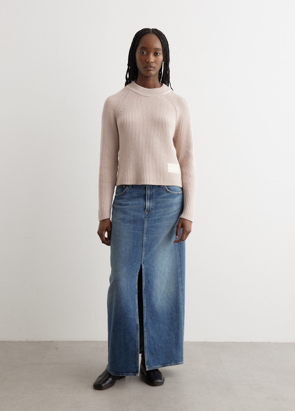 Ami Label Women's Knit Sweater - Soft & Stylish Pullover for Fall & Winter | Perfect for Casual Outfits, Office Wear & Cozy Evenings