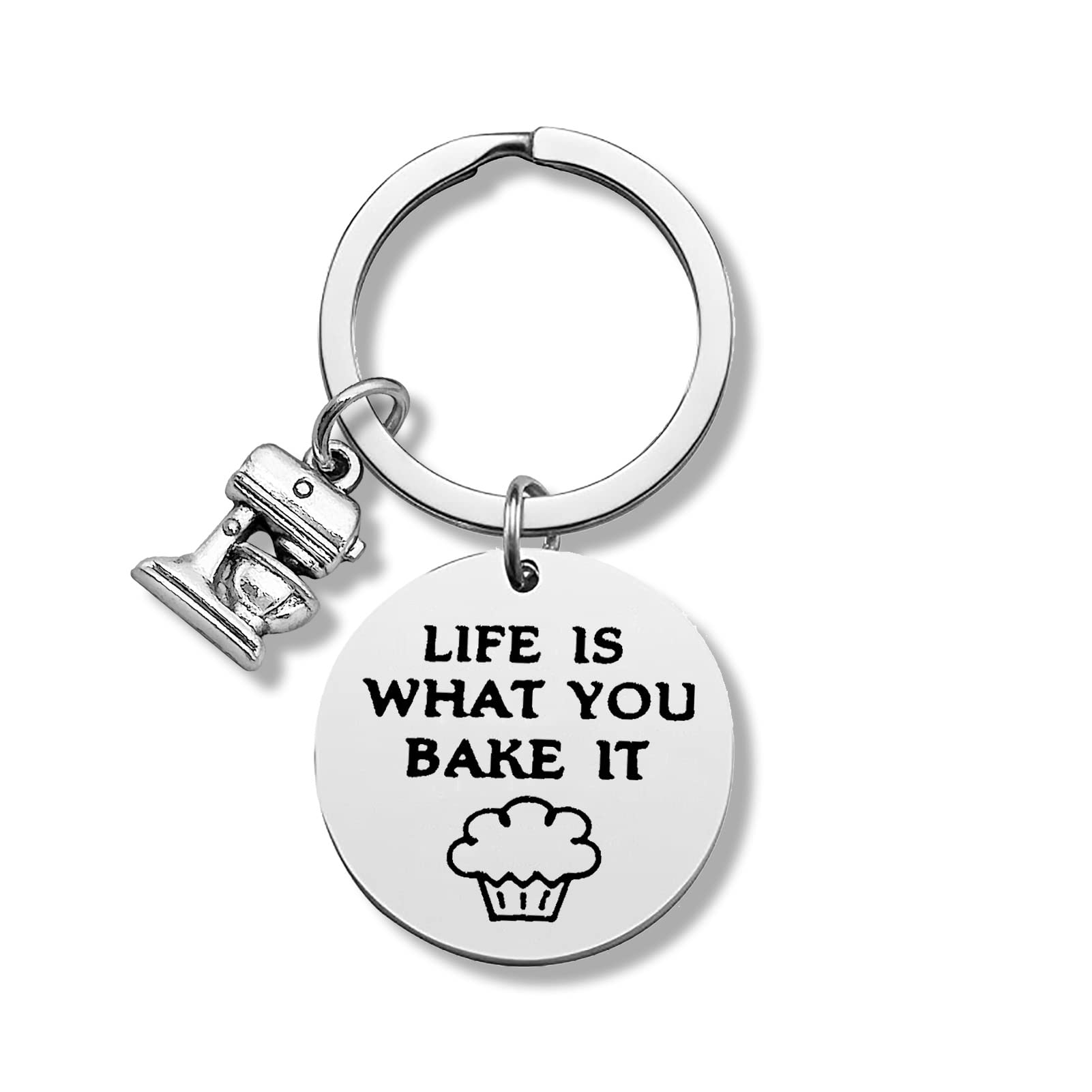 Heigebi Baker Gift Keychain - Pastry Chef Jewelry for Women & Men, Culinary Student Graduation Gift, Christmas Birthday Present - Perfect for Baking Enthusiasts, Thanksgiving, and Culinary School Celebrations