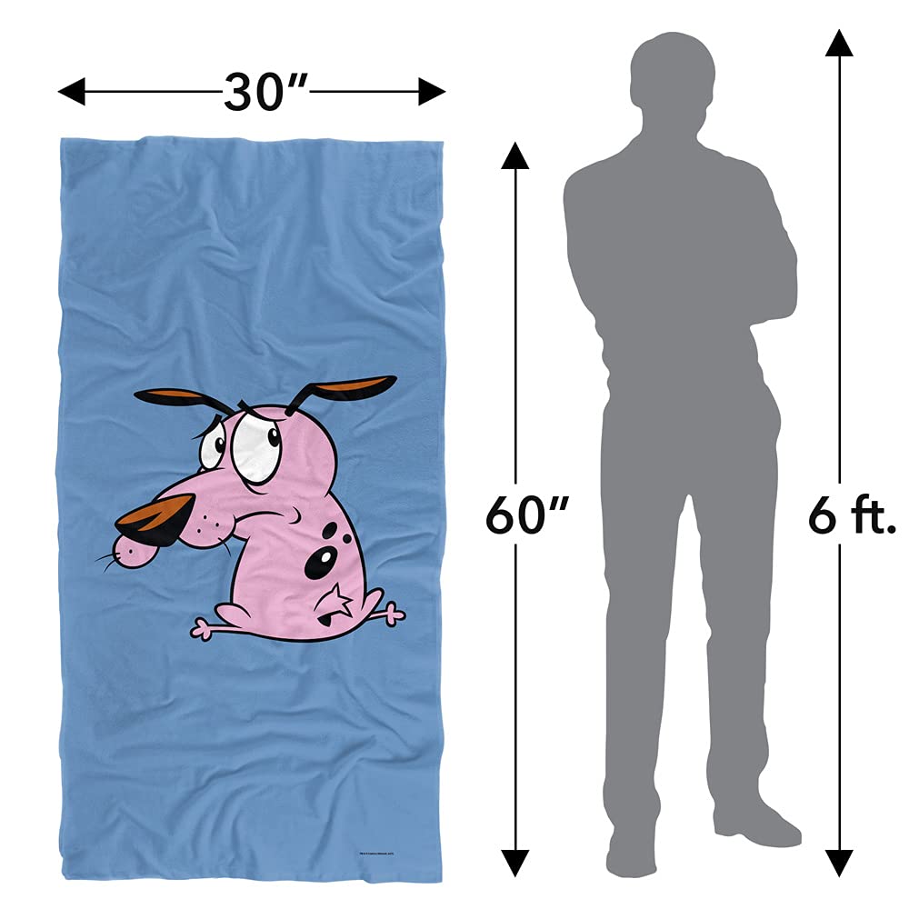 LOGOVISION Courage The Cowardly Dog Beach Towel 30