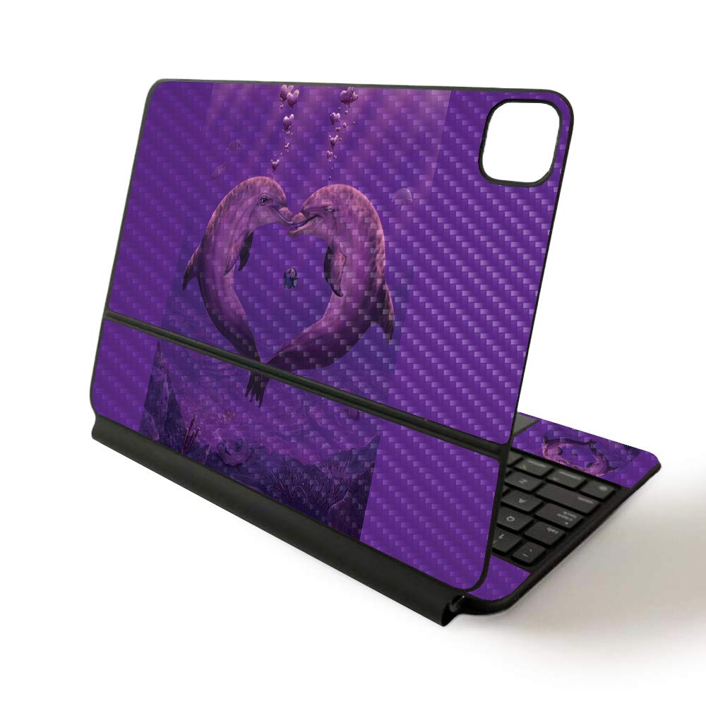 MightySkins Vinyl Skin Cover for Apple Magic Keyboard iPad Pro 11-inch (2020) - Sushi Design | Protective Decal Wrap, Durable Scratch-Resistant Material | Perfect for Work, Travel & Personalization