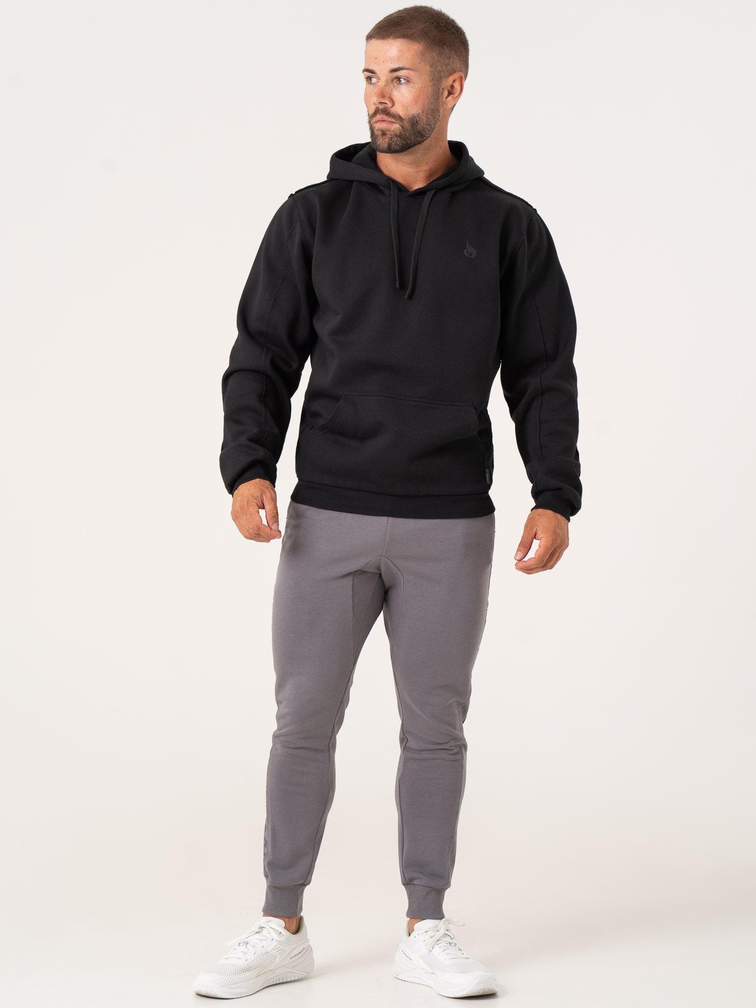 Force Track Pants for Men - Charcoal Gray Athletic Joggers with Stretch Waistband | Gym Workout, Running, Casual Lounge Wear