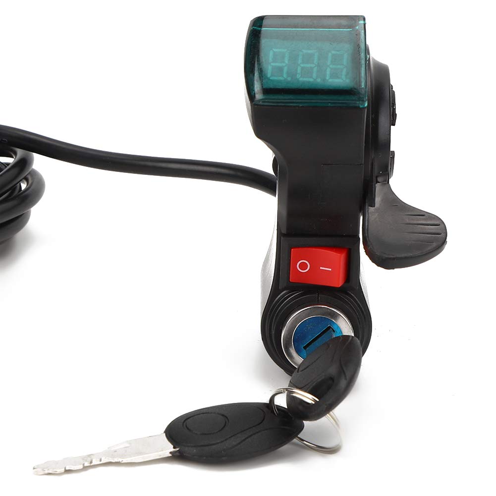 HURRISE Universal Electric Scooter Thumb Throttle Grip - 12V to 99V Compatible with Most E-Scooters | Stable Performance & Easy Installation | Perfect for Commuting, Campus Travel & Urban Mobility