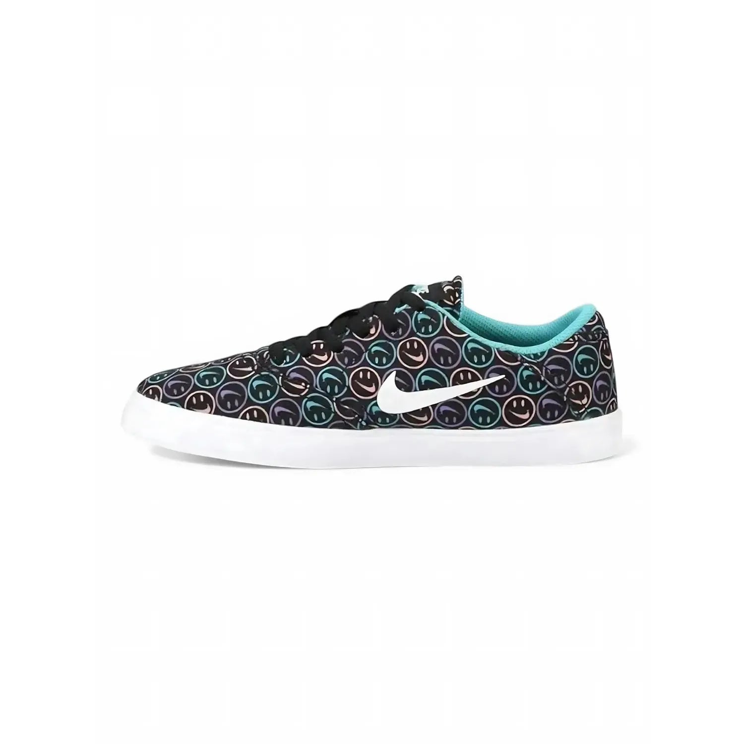 Nike SB Check Canvas NK Day GS Sneakers - Black & Multicolor for Skateboarding & Casual Wear