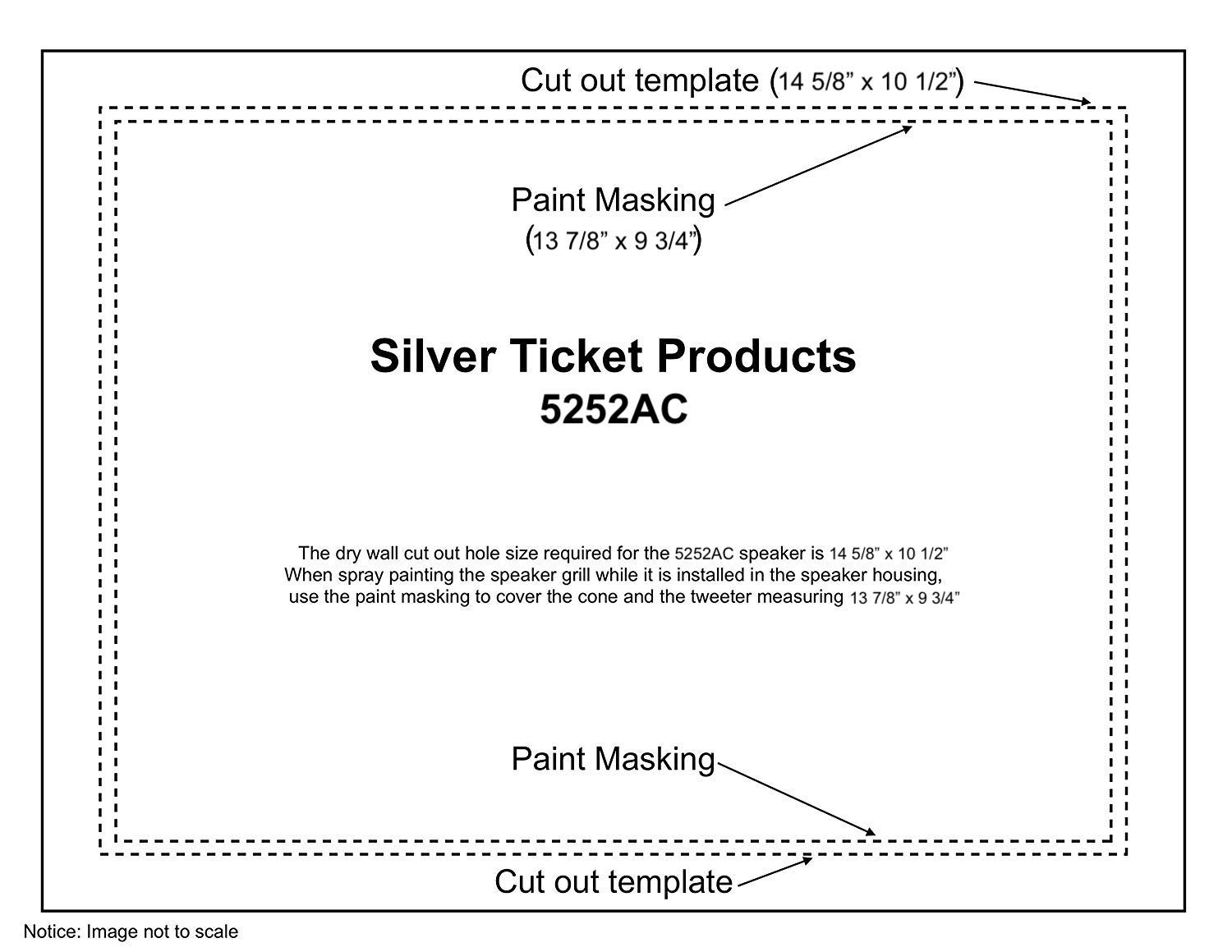 **5252AC Silver Ticket In-Ceiling Speaker - Dual 5.25