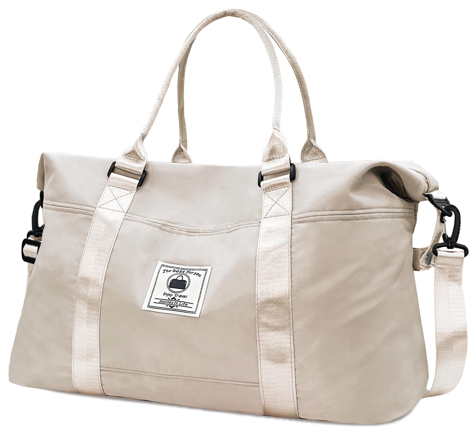 Waterproof Travel Duffle Bag for Women & Men - Sport Gym Tote with Wet Pocket - Overnight Weekender Carry On Luggage for Workout, Yoga, Business Trips & Weekend Getaways