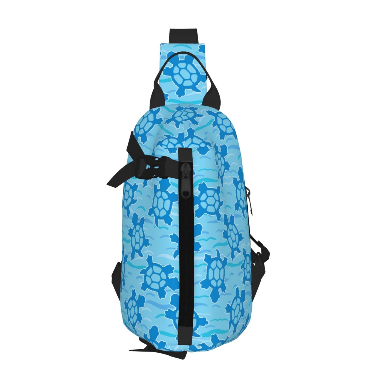 Doodle Dog and Cat Print Casual Backpack - Crossbody Chest Sling Bag for Men & Women - Lightweight Outdoor Sport Travel, Picnic, Beach Day Essentials