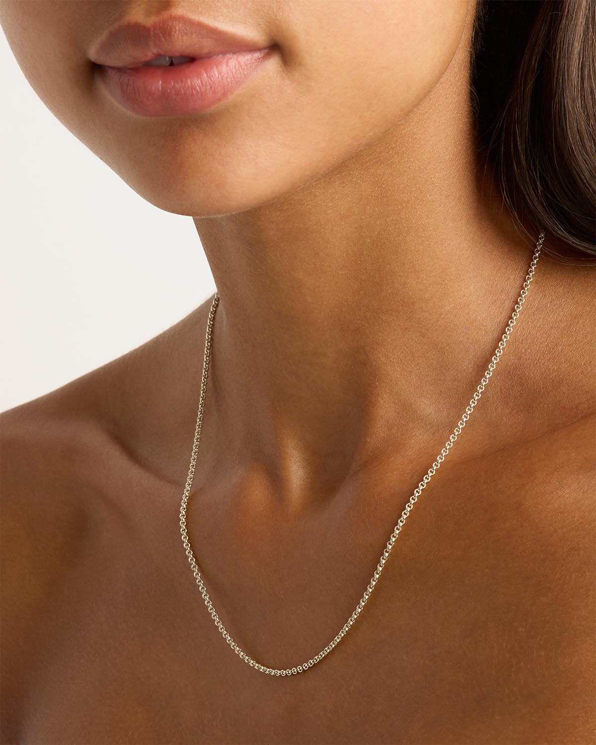 Sterling Silver 19mm 2mm Belcher Chain Necklace for Women - Dainty Layering Jewelry for Everyday Wear, Gift Giving & Special Occasions