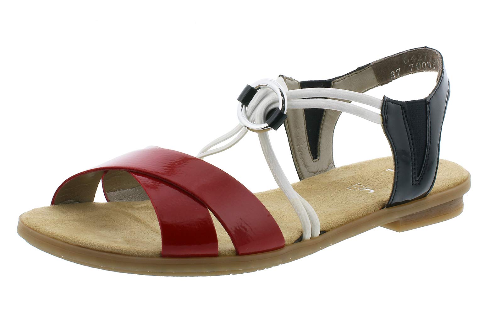 Rieker Women's Closed Toe Sandals - Comfortable Summer Walking Shoes with Arch Support | Perfect for Beach, Travel & Casual Outfits