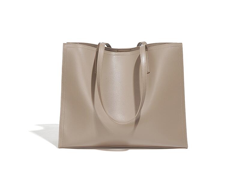 Stylish Women's Leather Shoulder Tote Handbag - Fashionable Crossbody Purse for Work, Travel & Everyday Use