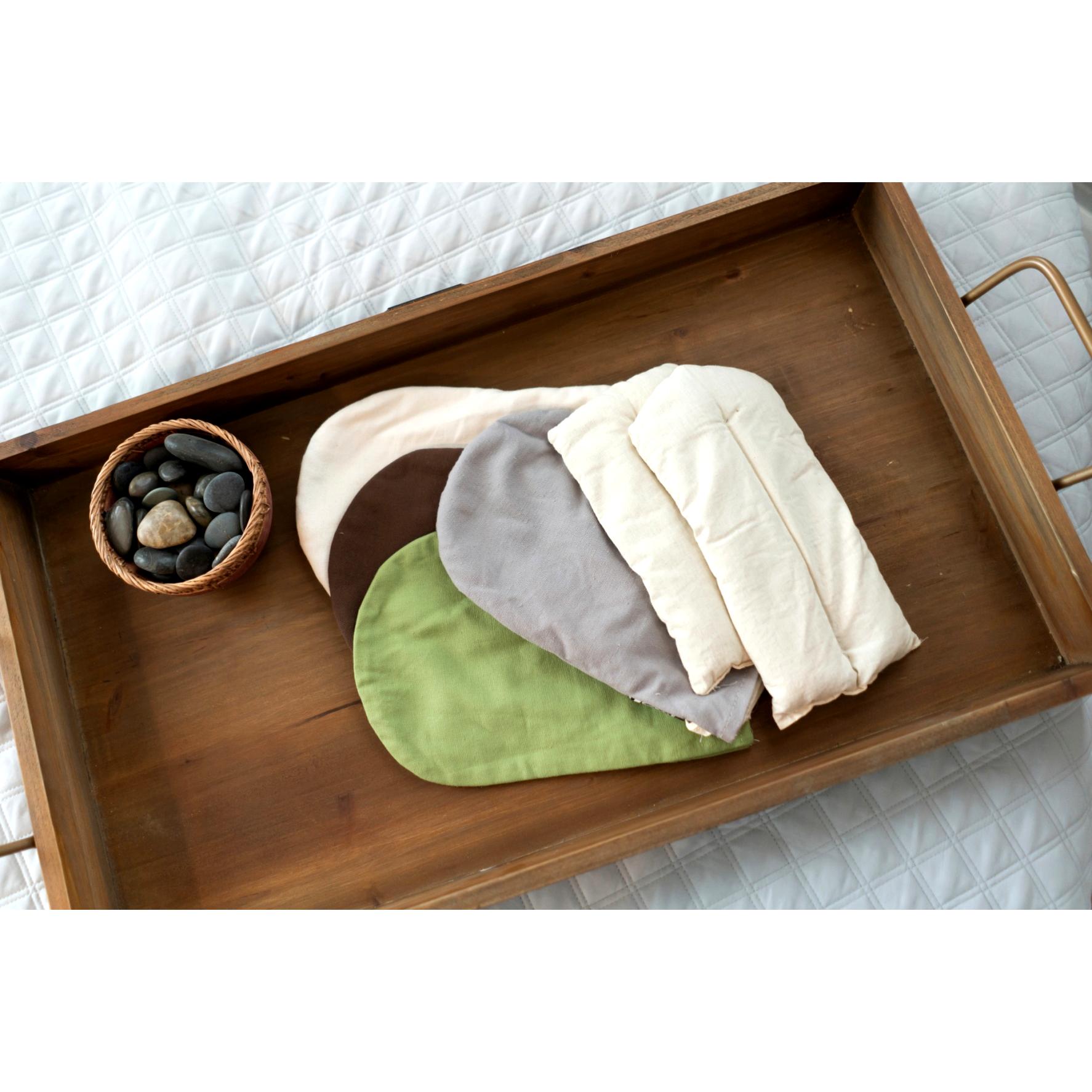 Eco-Friendly Herbal Mitts with Covers - 1 Pair for Spa, Massage & Relaxation at Home or Salon