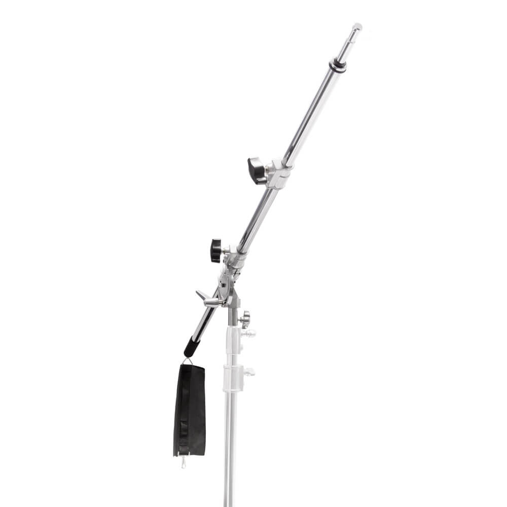 217cm Heavy Duty Telescopic Boom Arm with Sandbag - Professional Photography & Video Support for Studio, Outdoor Filming, Vlogging, and Live Streaming