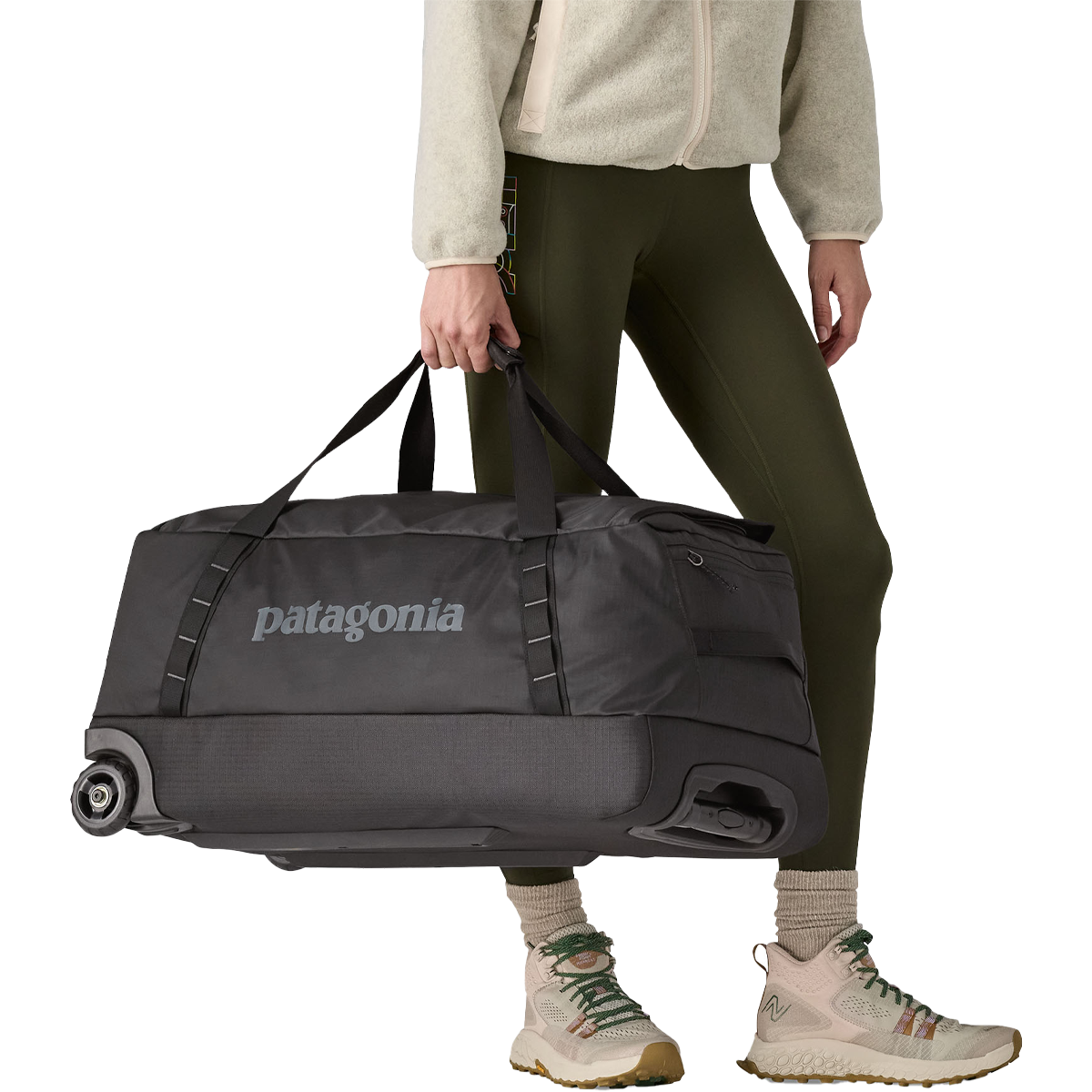 70L Black Hole Wheeled Duffle Bag - Waterproof Travel Duffel with Wheels for Camping, Gym, Business Trips & Outdoor Adventures
