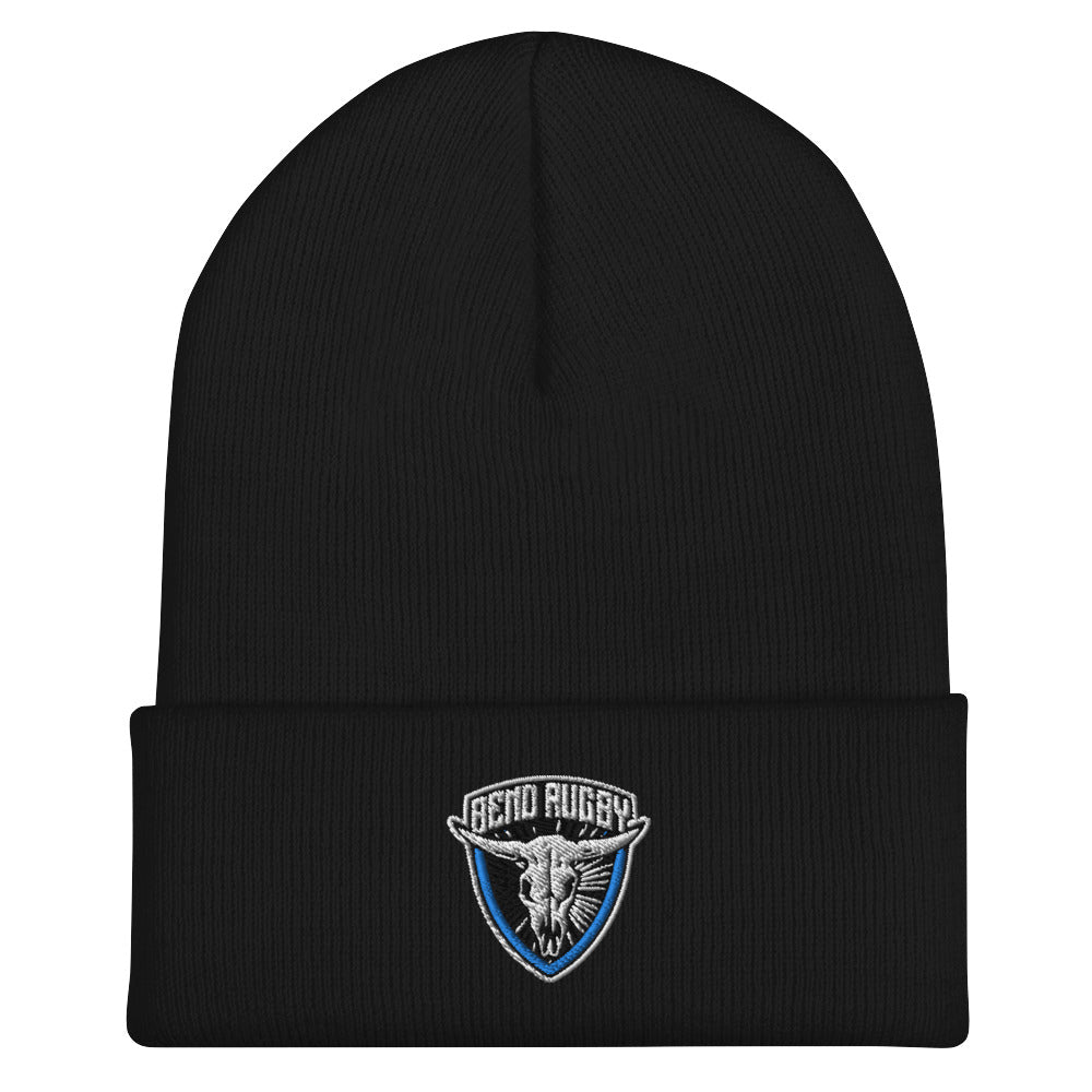 Bend Rugby Cuffed Beanie Hat - Winter Warm Knit Skull Cap for Men & Women - Perfect for Outdoor Sports, Football Games & Cold Weather Activities