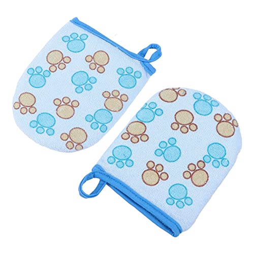 EXCEART 2-Pack Baby Bath Mitts & Washcloths Set - Soft Bath Sponge Gloves for Infants, Toddlers & Kids - Gentle Body Scrub for Baby Bath Time & Shower - Perfect Newborn Bath Accessories for Sensitive Skin